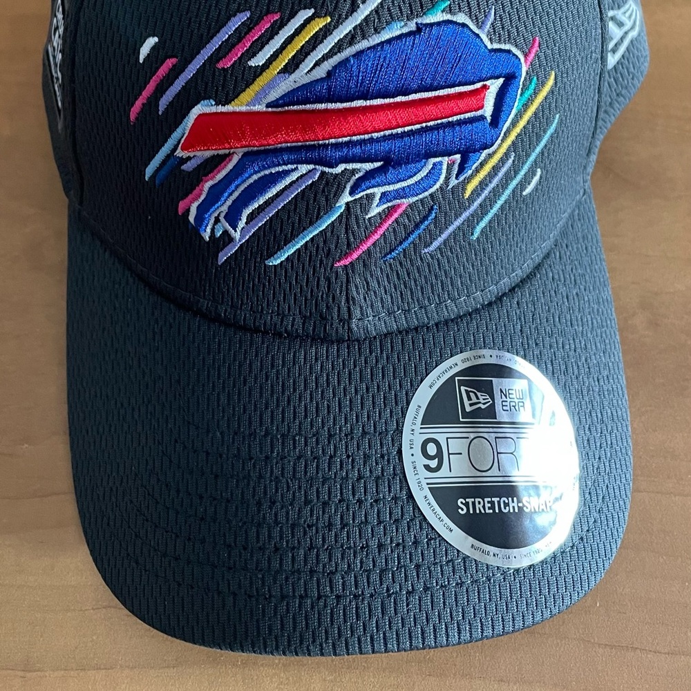 Men’s Buffalo Bills New Era Charcoal 2021 NFL Crucial Catch 9Forty Flex Hat